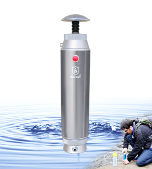 户外净水器 探险用微型净水器 KP01-02香槟灰