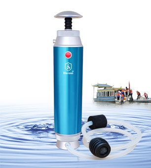 应急用便携式微型净水器 KP02-05 炫光蓝