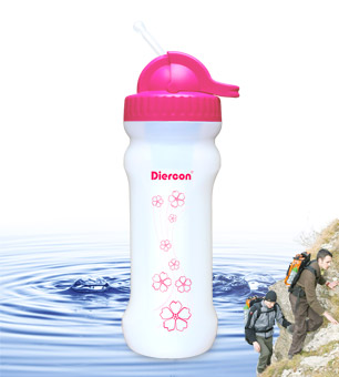 户外探险用便携式净水瓶 PB01-02 蜜桃红