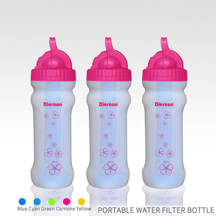 便携式净水瓶 PB02-02 蜜桃红