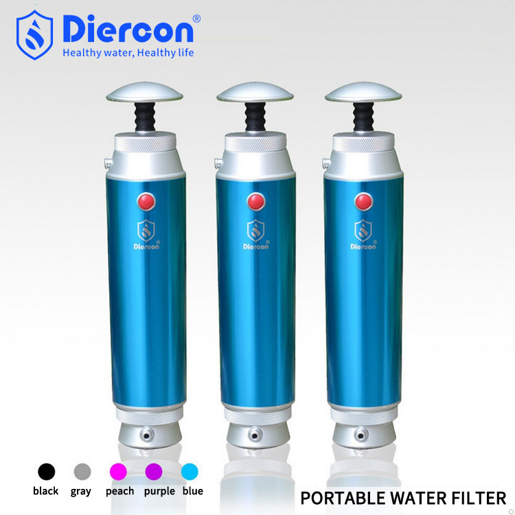 救援用便携式微型净水器 KP02-05 炫光蓝